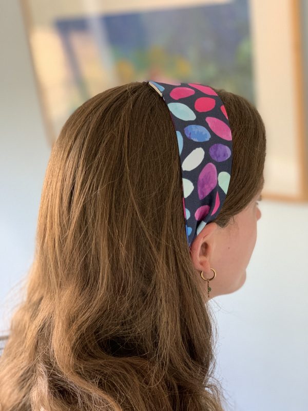 Bandeau en soie - COROLLE Marine